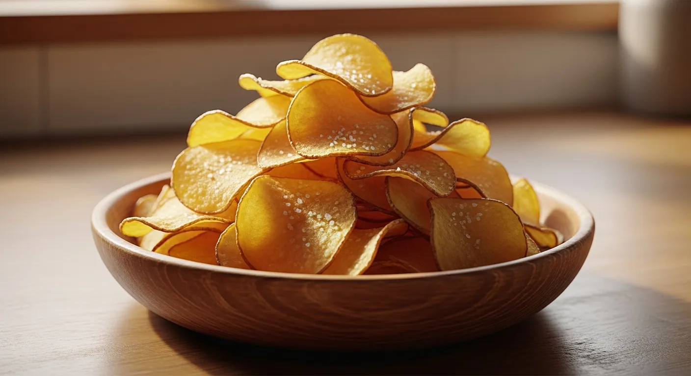 طرز تهیه چیپس سیب زمینی