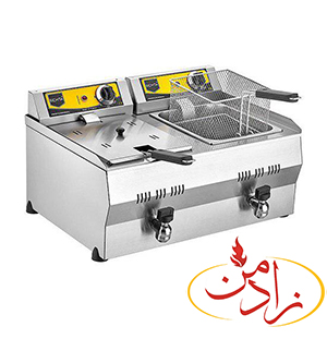 سرخ کن دو لگن برقی رمتا ساخت کشور ترکیه با ظرفیت مخزن 20 لیتری مناسب ترین گزینه برای فست فود و کافی شاپ ها می باشد.