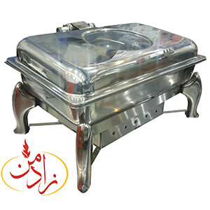 شف اندیش:انتخابی مناسب برای پذیرایی و خدمات غذایی ست مجهز به در تاشو ، سینی مخصوص آب برای بخار آب و گرم نگه داشتن غذا،