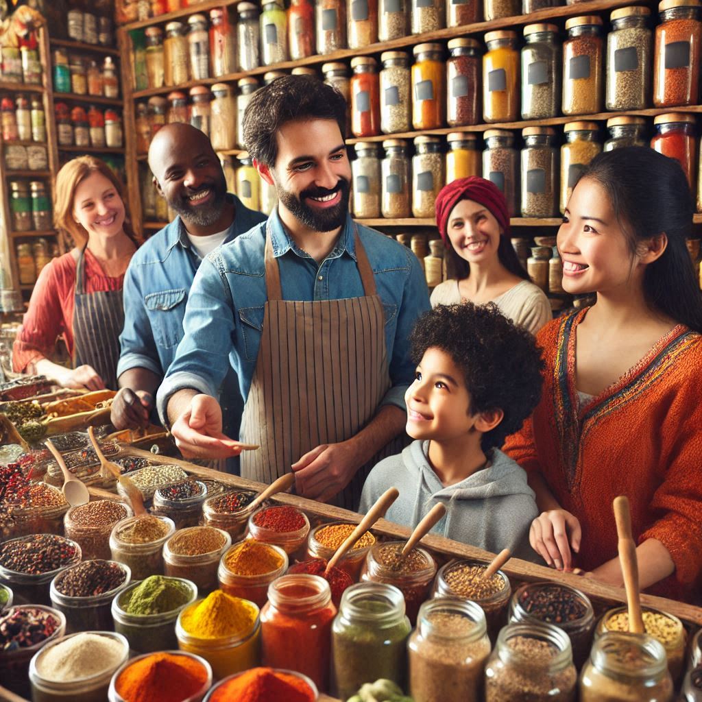 تجهیزات تهیه و توزیع ادویه جات