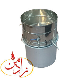 عرق گیر(گلاب گیر):دستگاه عرق گیر یا گلاب گیر برای تهیه عرق انواع گیاهان دارویی مورد استفاده است.