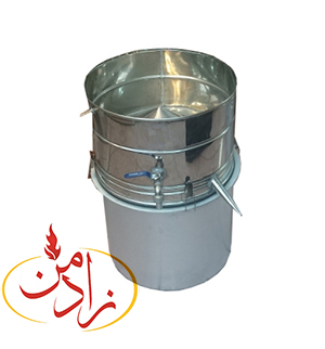 عرق گیر(گلاب گیر):دستگاه عرق گیر یا گلاب گیر برای تهیه عرق انواع گیاهان دارویی مورد استفاده است.