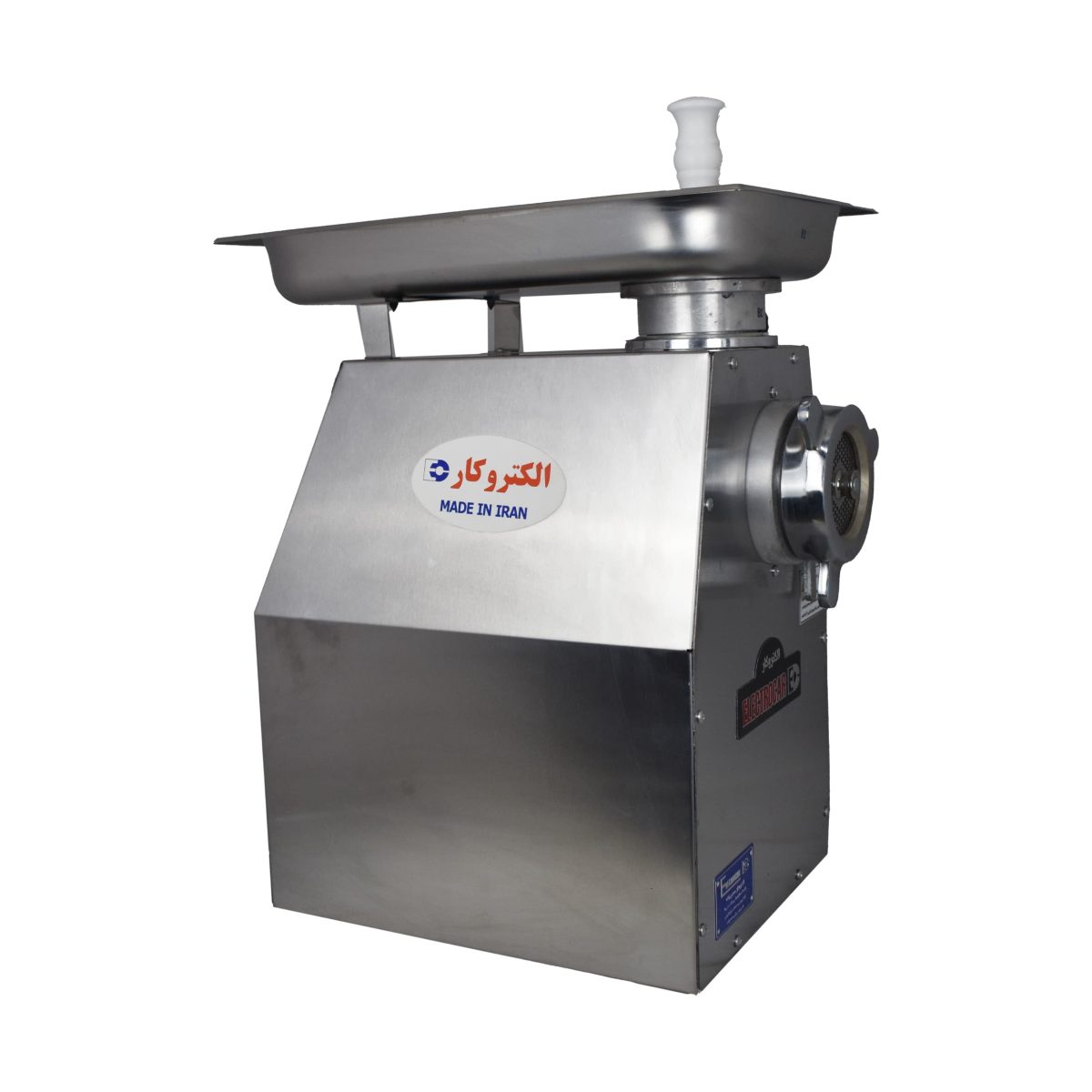 چرخ گوشت گیربکسی الکتروکار مدل EC-10 چدنی - تصویر 3