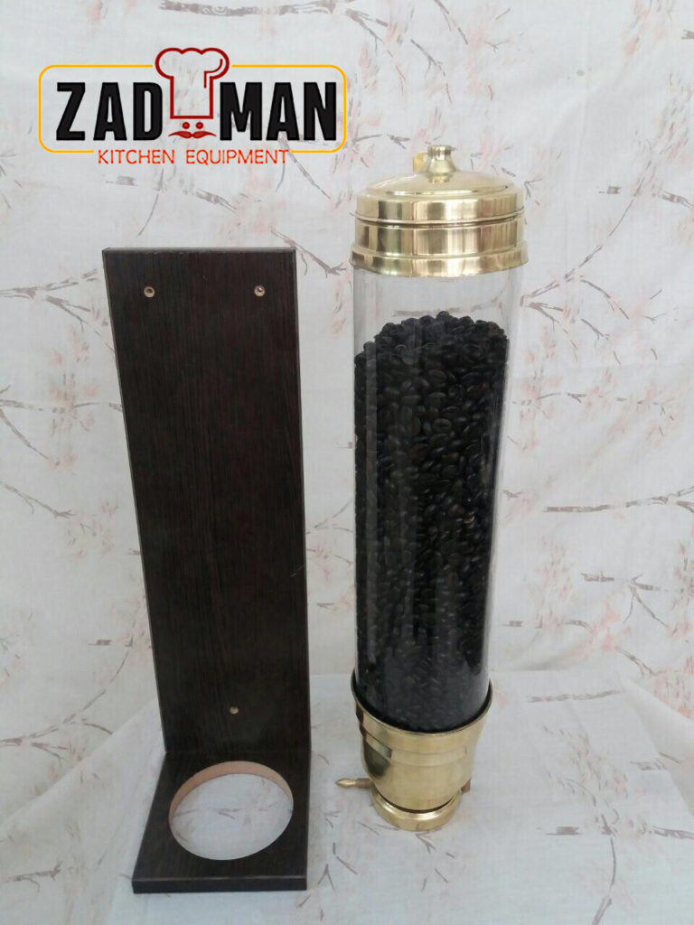 سیلو قهوه شیشه ایی 3 کیلویی مدل ZSD3