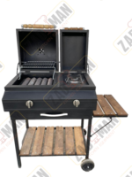 منقل باربیکیو خانگی 70 سانتیمتری مدل ZBBQ70 - Image 5
