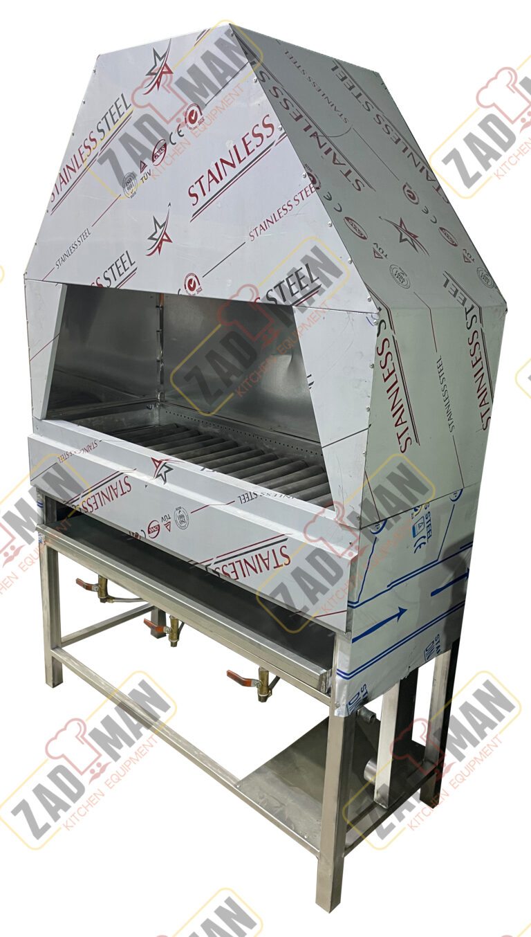 منقل گازی (کباب پز گازی) 120 سانتیمتری مارک زادمن مدل ZBBQ120