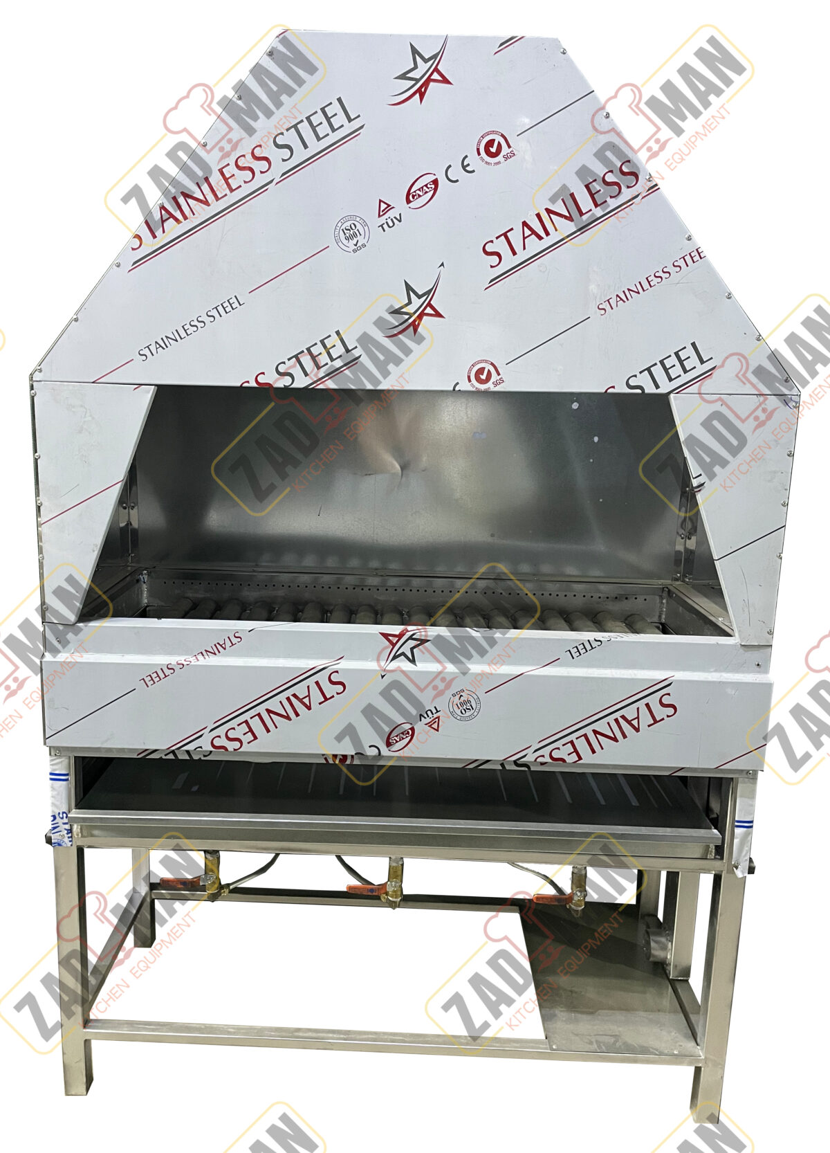 منقل گازی (کباب پز گازی) 120 سانتیمتری مارک زادمن مدل ZBBQ120 - تصویر 2