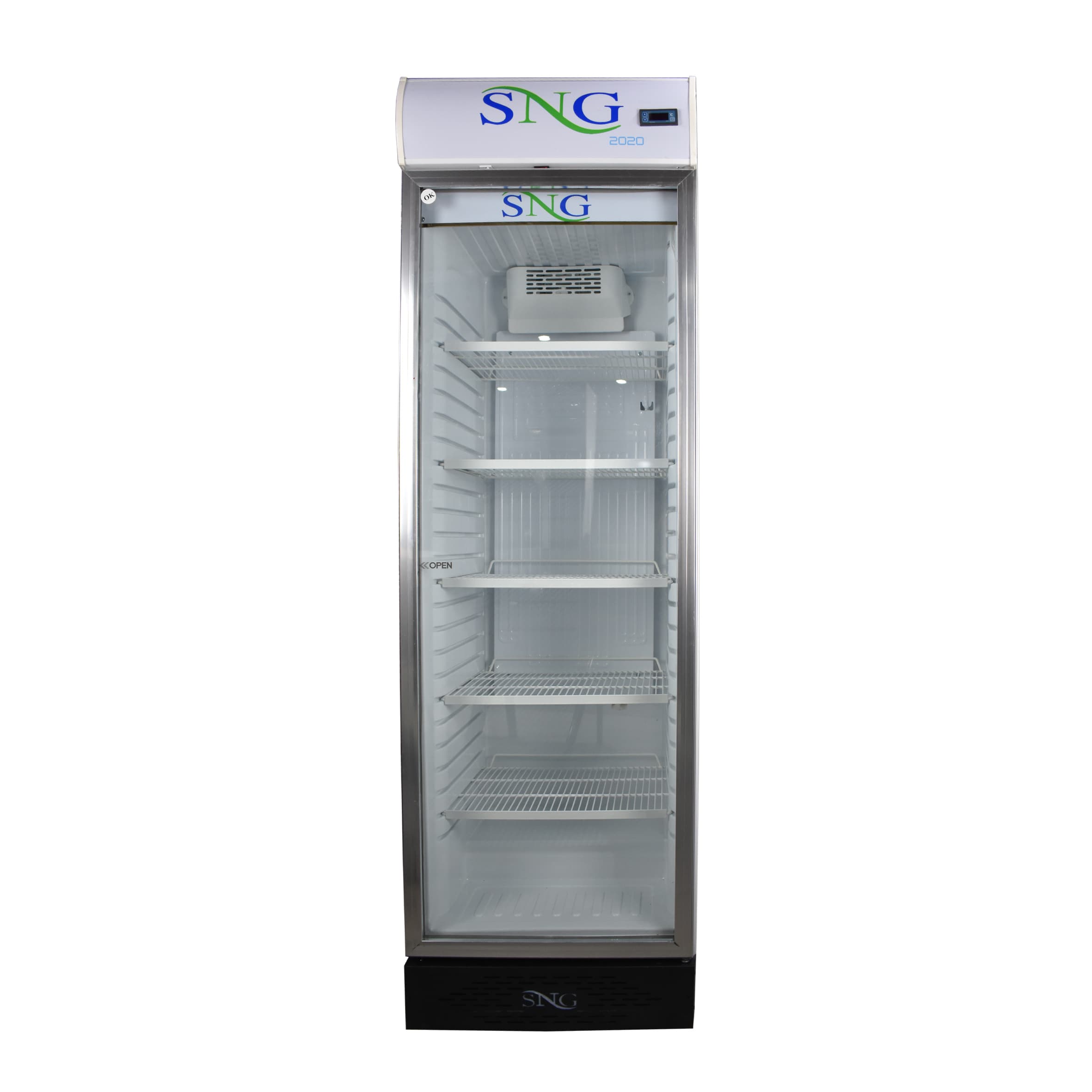 یخچال ایستاده ویترینی درب شیشه ایی مارک SNG - زادمن