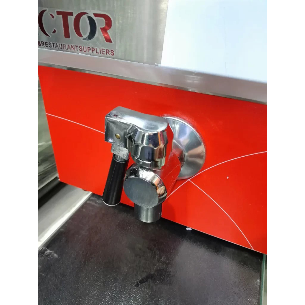 سرخ کن برقی یک لگن شیر تخلیه دار ویکتور ZS100 - تصویر 3