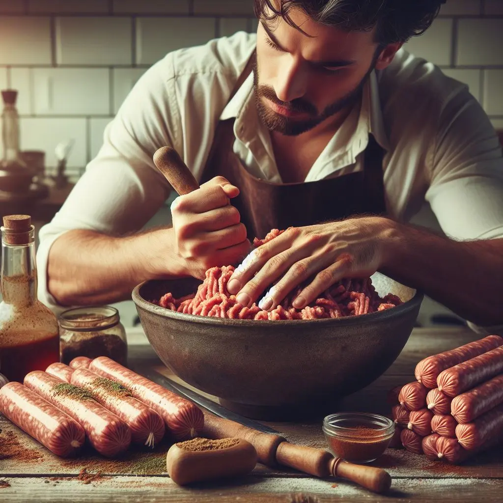 مغازه سوسیس کالباس
تهیه سوسیس کالباس مغازه ای