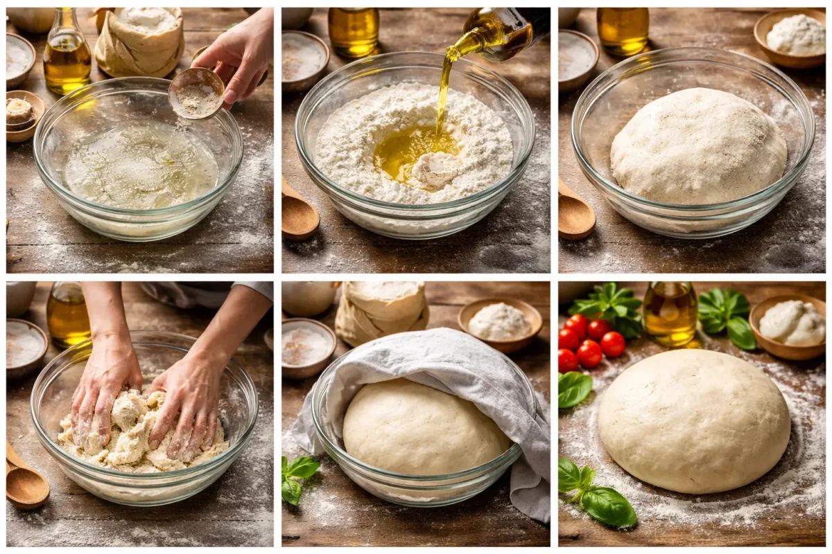 طرز تهیه گام به گام خمیر پیتزا ایتالیایی