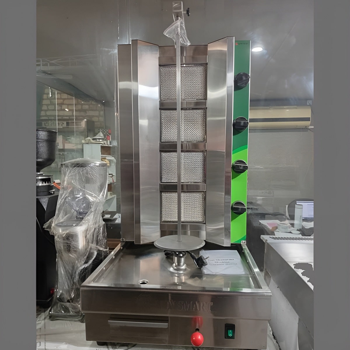 دستگاه کباب ترکی رومیزی مارک اسمارت مدل تک سیخ