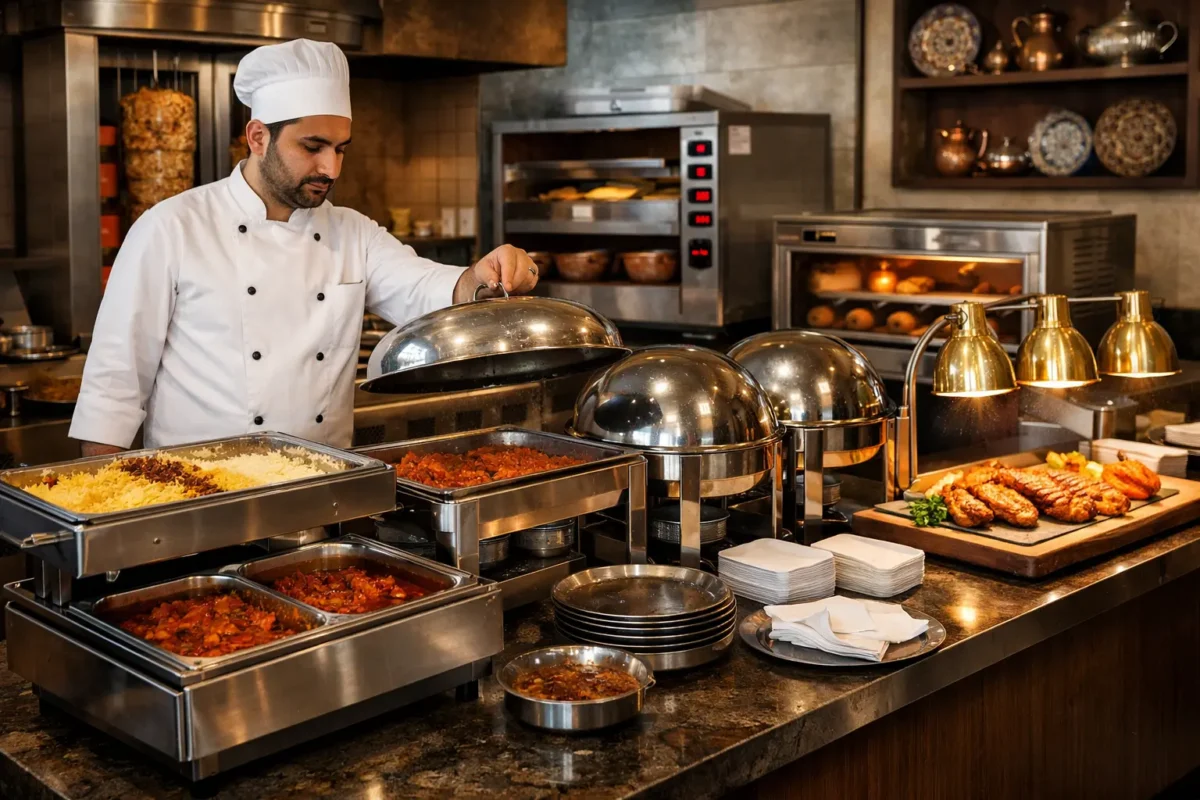 چگونه از غذاهای مختلف در کانتر گرم محافظت کنیم؟