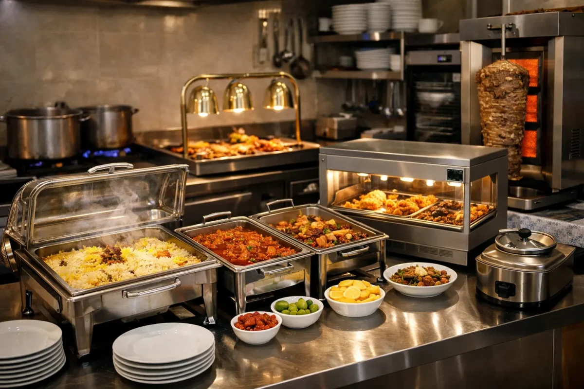 گرم نگه داشتن غذا در رستوران