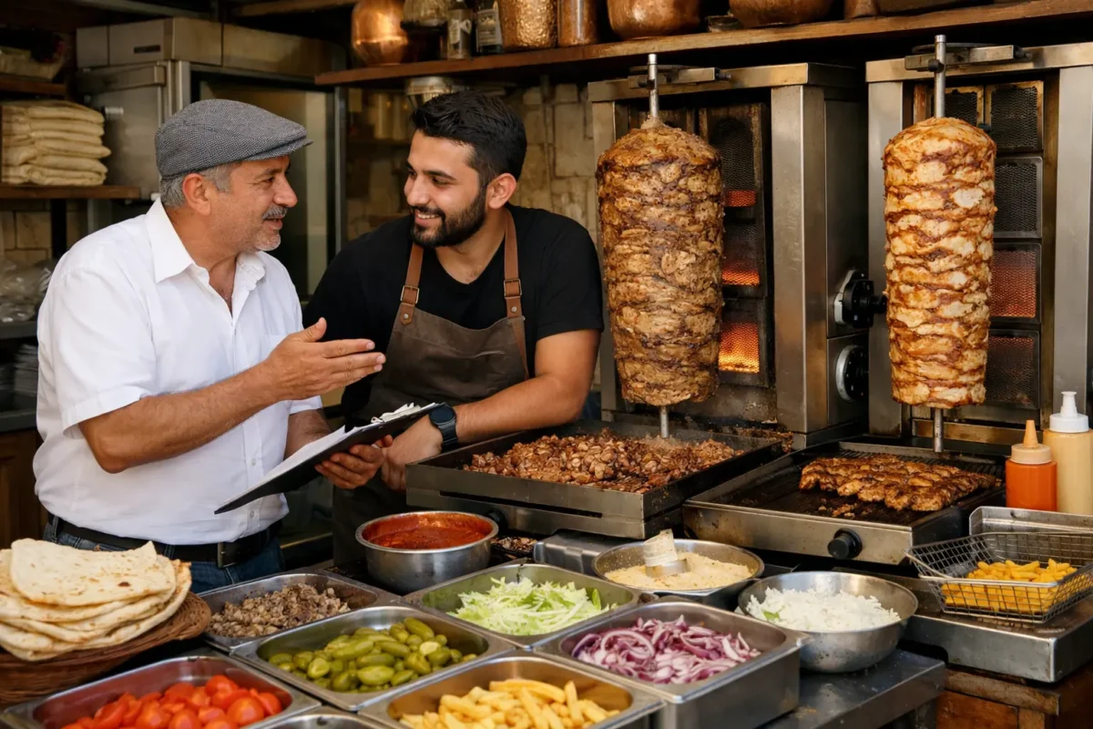 مشاوره و راه اندازی شاورما و کباب ترکی