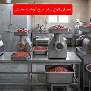 معرفی انواع سایز چرخ گوشت صنعتی